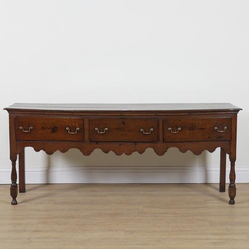 A 17TH CENTURY OAK DRESSER BASE