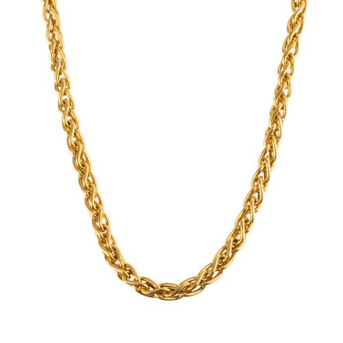 A WHEAT LINK NECKLACE