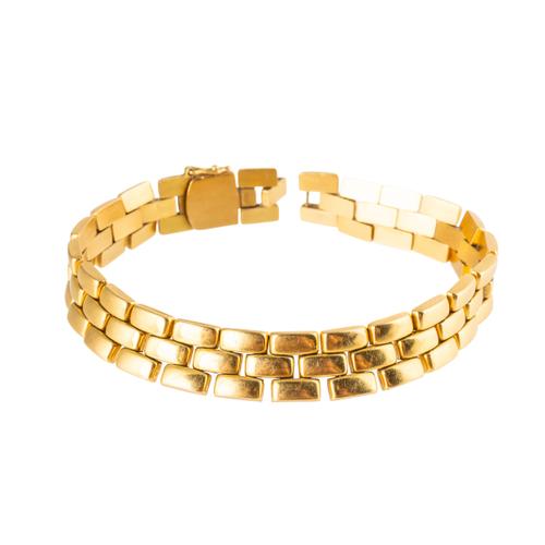 A BROKEN BRICK LINK BRACELET