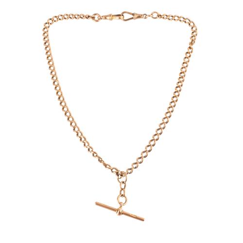 AN ALBERT CHAIN WITH T BAR