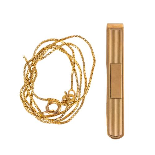 A TIE CLIP AND A BROKEN CHAIN (2)