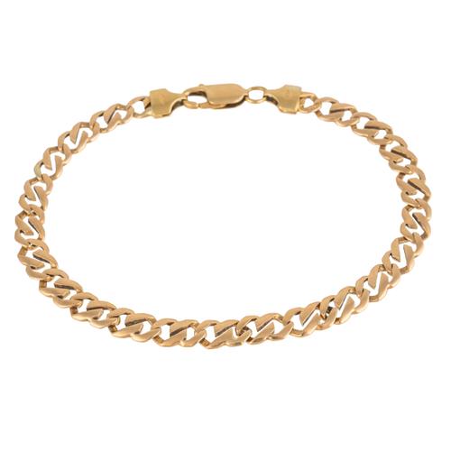 A 9CT GOLD BRACELET