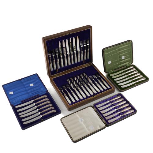 FOUR SETS OF FLATWARE (4)