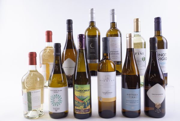 TWELVE BOTTLES ITALIAN WHITE WINE