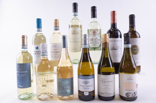 TWELVE BOTTLES ITALIAN WHITE WINE