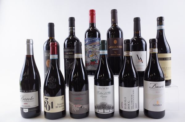 TWELVE BOTTLES ITALIAN RED WINE