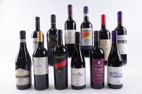 TWELVE BOTTLES ITALIAN RED WINE