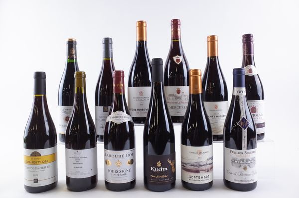 TWELVE BOTTLES FRENCH RED WINE