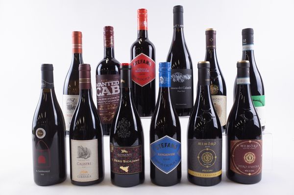 TWELVE BOTTLES ITALIAN RED WINE