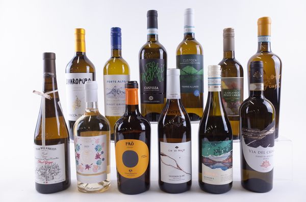 TWELVE BOTTLES ITALIAN WHITE WINE