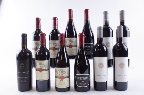 TWELVE BOTTLES CANADIAN RED WINE