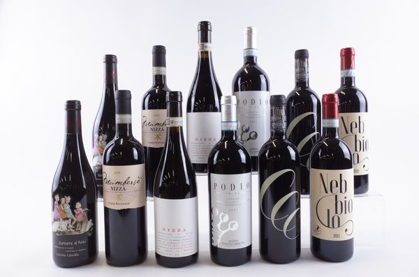 TWELVE BOTTLES ITALIAN (PIEDMONT) RED WINE