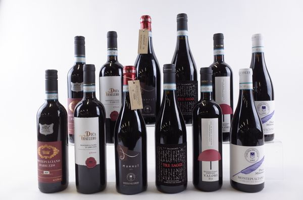 TWELVE BOTTLES ITALIAN (ABRUZZO) RED WINE