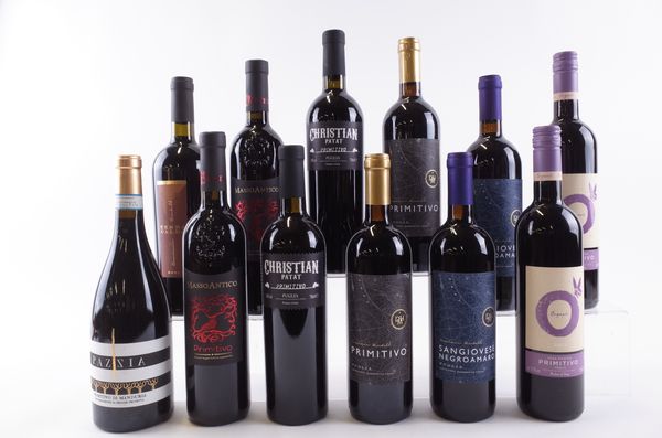 TWELVE BOTTLES ITALIAN (PUGLIA) RED WINE