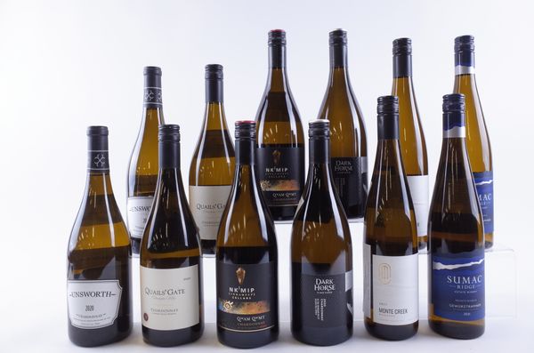 TWELVE BOTTLES CANADIAN WHITE WINE