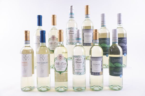 TWELVE BOTTLES ITALIAN (VENETO) WHITE WINE