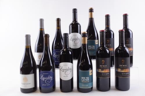 TWELVE BOTTLES CANADIAN RED WINE