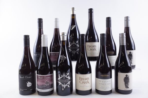 TWELVE BOTTLES AUSTRALIAN PINOT NOIR