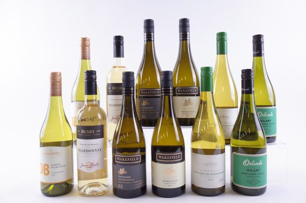 TWELVE BOTTLES AUSTRALIAN CHARDONNAY