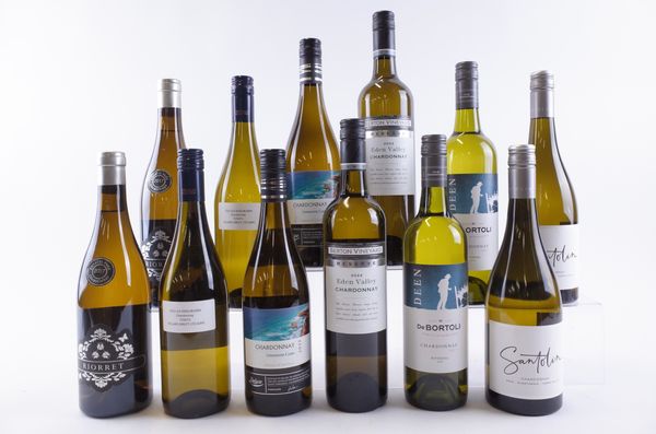 TWELVE BOTTLES AUSTRALIAN CHARDONNAY