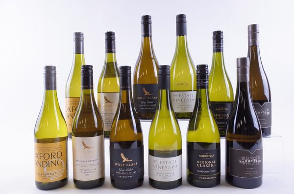 TWELVE BOTTLES AUSTRALIAN CHARDONNAY