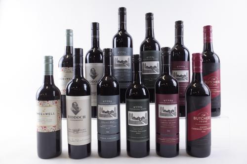 TWELVE BOTTLES AUSTRALIAN CABERNET SAUVIGNON