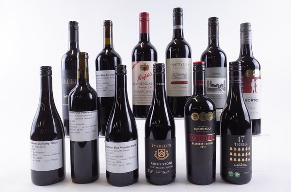 TWELVE BOTTLES AUSTRALIAN RED WINE