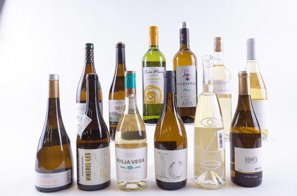 TWELVE BOTTLES SPANISH WHITE WINE