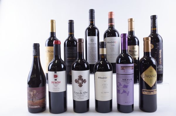 TWELVE BOTTLES SPANISH RED WINE