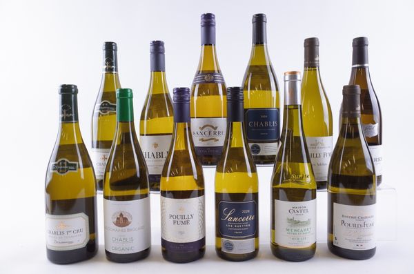 TWELVE BOTTLES FRENCH WHITE WINE