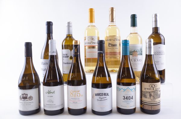 TWELVE BOTTLES SPANISH WHITE WINE