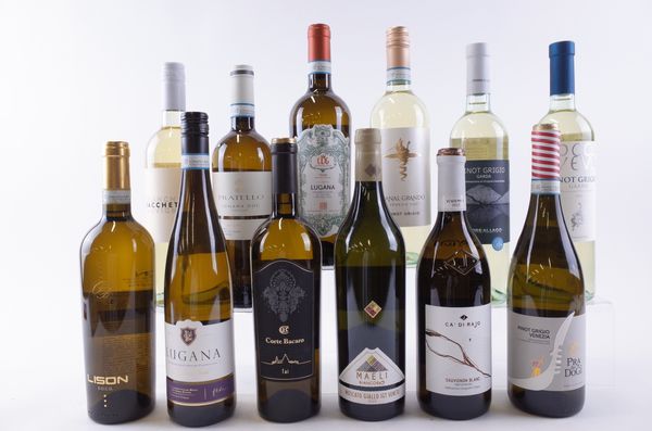 TWELVE BOTTLES ITALIAN WHITE WINE