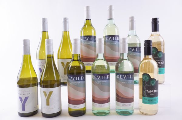 TWELVE BOTTLES AUSTRALIAN WHITE WINE