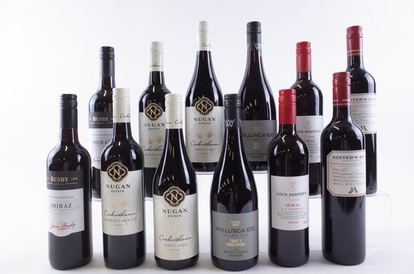 TWELVE BOTTLES AUSTRALIAN RED WINE