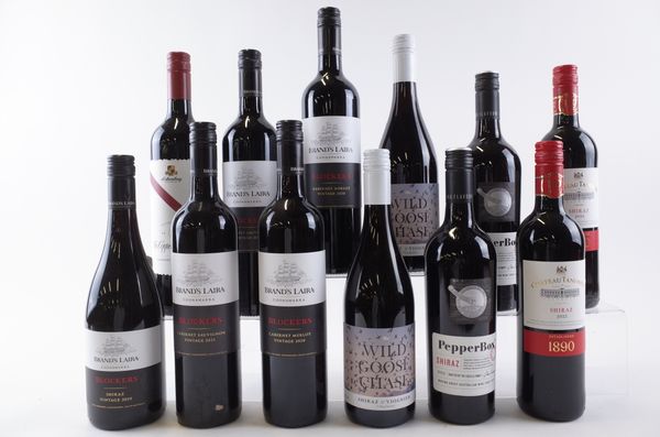 TWELVE BOTTLES AUSTRALIAN RED WINE