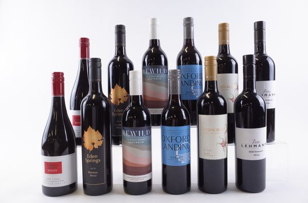 TWELVE BOTTLES AUSTRALIAN RED WINE