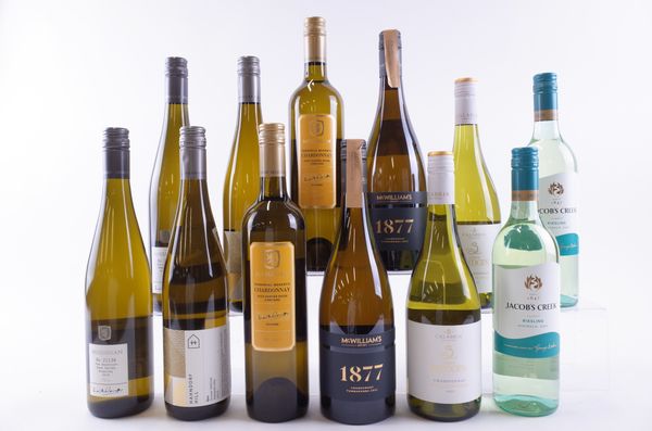 TWELVE BOTTLES AUSTRALIAN WHITE WINE