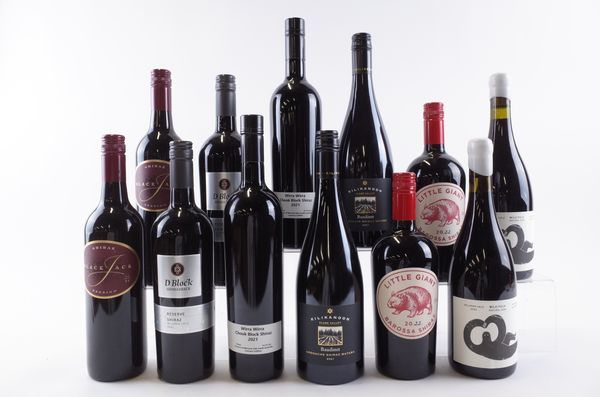 TWELVE BOTTLES AUSTRALIAN RED WINE