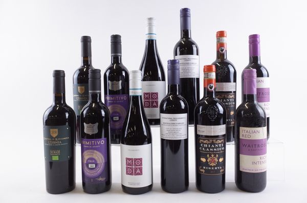 TWELVE BOTTLES ITALIAN RED WINE