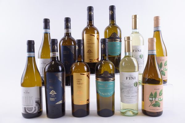 TWELVE BOTTLES ITALIAN WHITE WINE