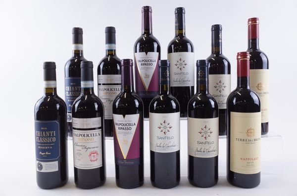 TWELVE BOTTLES ITALIAN RED WINE