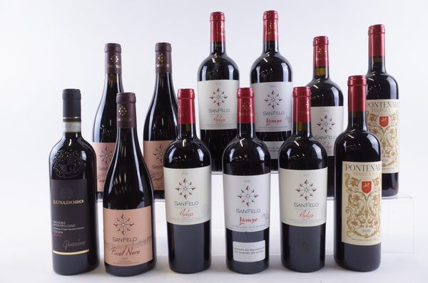 TWELVE BOTTLES TUSCAN RED WINE