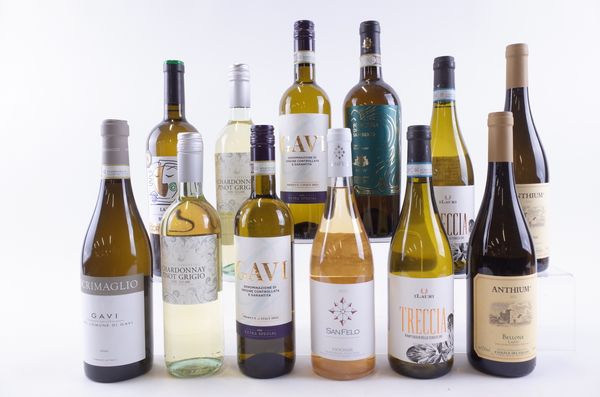 TWELVE BOTTLES ITALIAN WHITE WINE