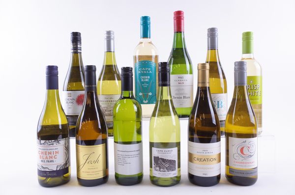 TWELVE BOTTLES SOUTH AFRICAN WHITE WINE