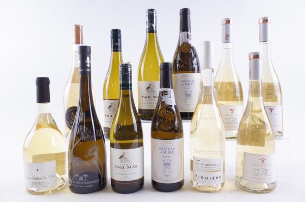 TWELVE BOTTLES FRENCH WHITE WINE