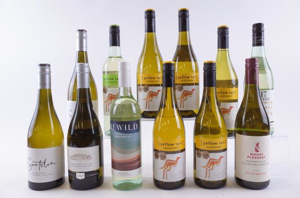 TWELVE BOTTLES AUSTRALIAN WHITE WINE