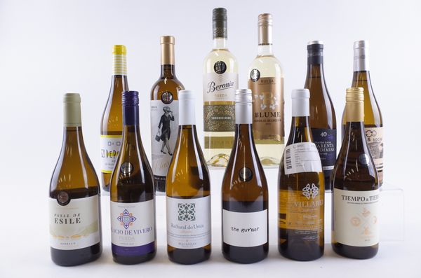 TWELVE BOTTLES SPANISH WHITE WINE