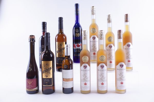 TWELVE BOTTLES DESSERT WINE