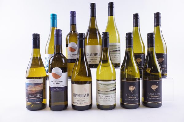 TWELVE BOTTLES NEW ZEALAND WHITE WINE