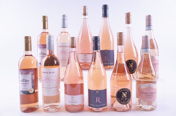 TWELVE BOTTLES ROSÉ WINE